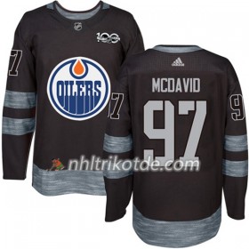 Edmonton Oilers Trikot Connor McDavid 97 1917-2017 100th Anniversary Adidas Schwarz Authentic - Herren